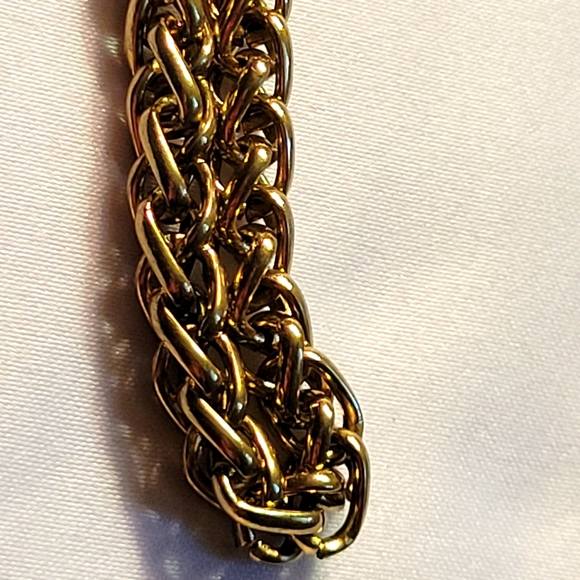 Vintage Gold Tone Rope Chain Necklace - Picture 3 of 7